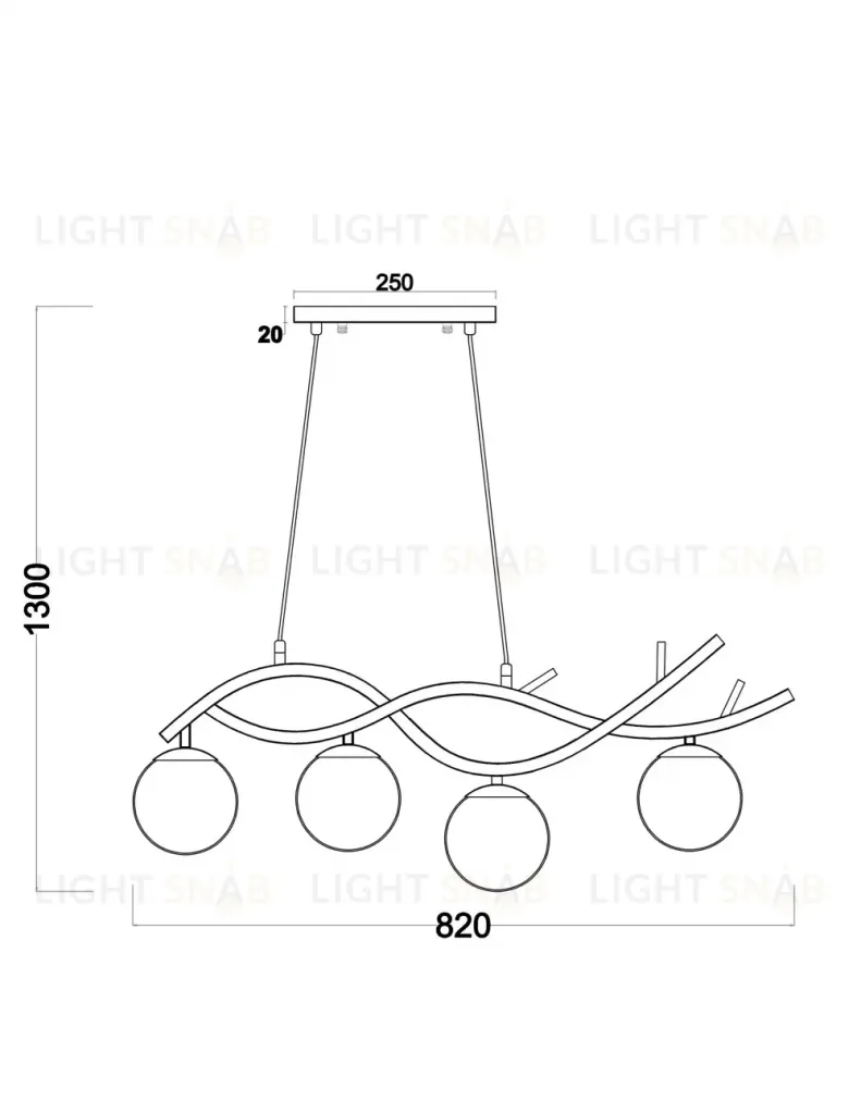 Подвесной светильник Freya Rosella FR8014PL-04BS FR8014PL-04BS