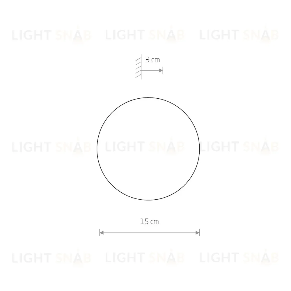 Настенный светильник Nowodvorski Ring Led S 7634 7634