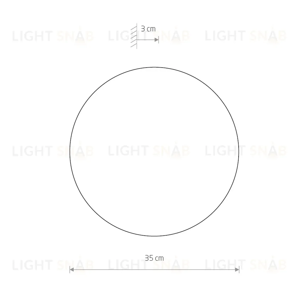 Настенный светильник Nowodvorski Ring Led L 7636 7636