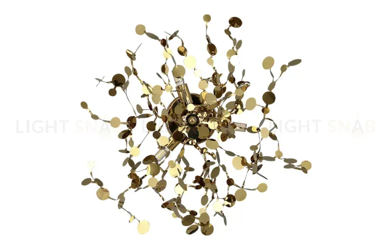 Настенный светильник Crystal Lux GARDEN AP-PL3 D400 GOLD GARDEN AP-PL3 D400 GOLD