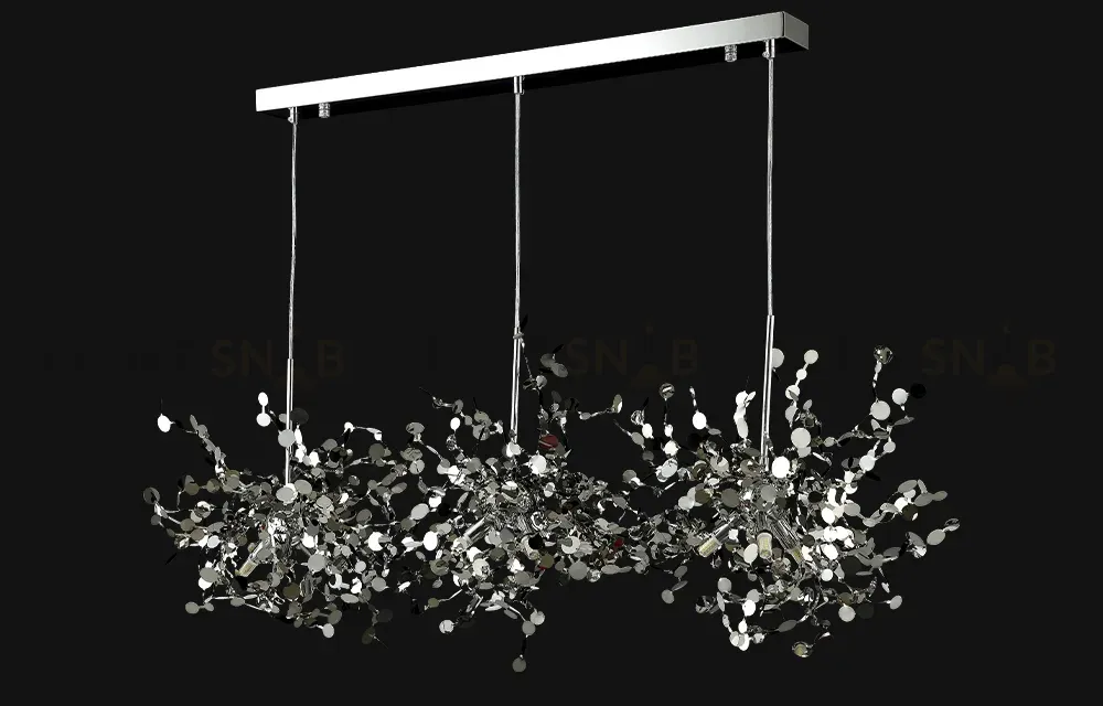 Подвесной светильник Crystal Lux GARDEN SP3х3 L1200 CHROME GARDEN SP3х3 L1200 CHROME