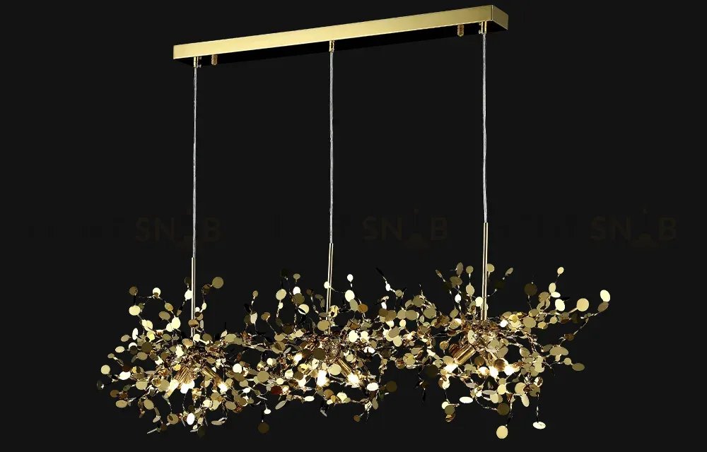 Подвесной светильник Crystal Lux GARDEN SP3х3 L1200 GOLD GARDEN SP3х3 L1200 GOLD