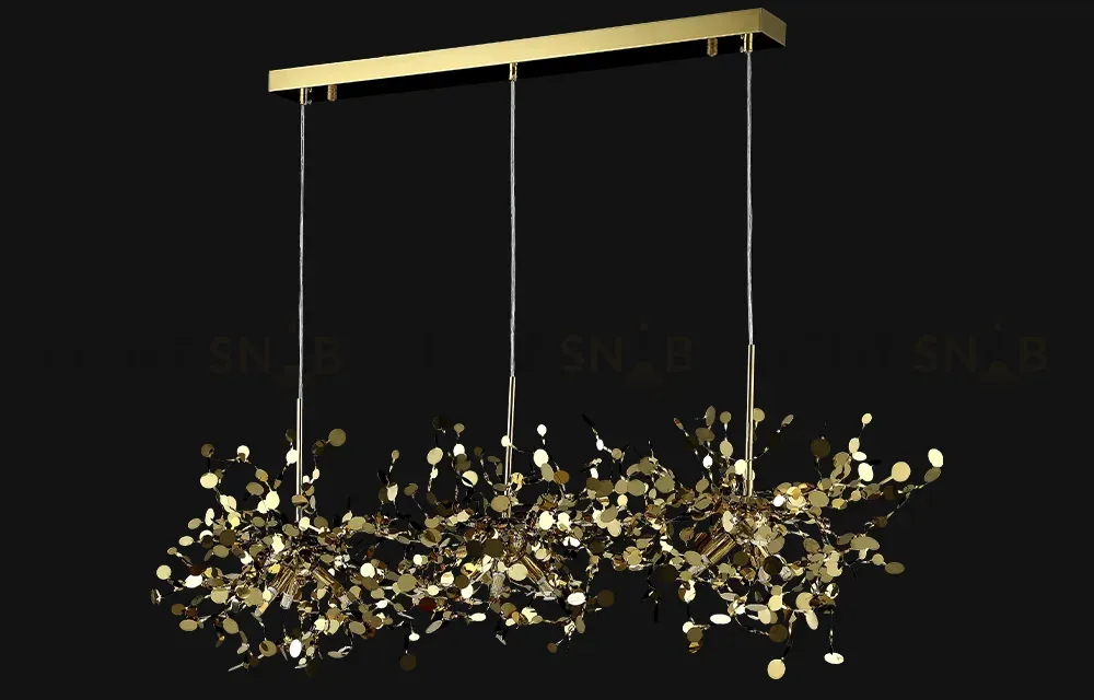 Подвесной светильник Crystal Lux GARDEN SP3х3 L1200 GOLD GARDEN SP3х3 L1200 GOLD