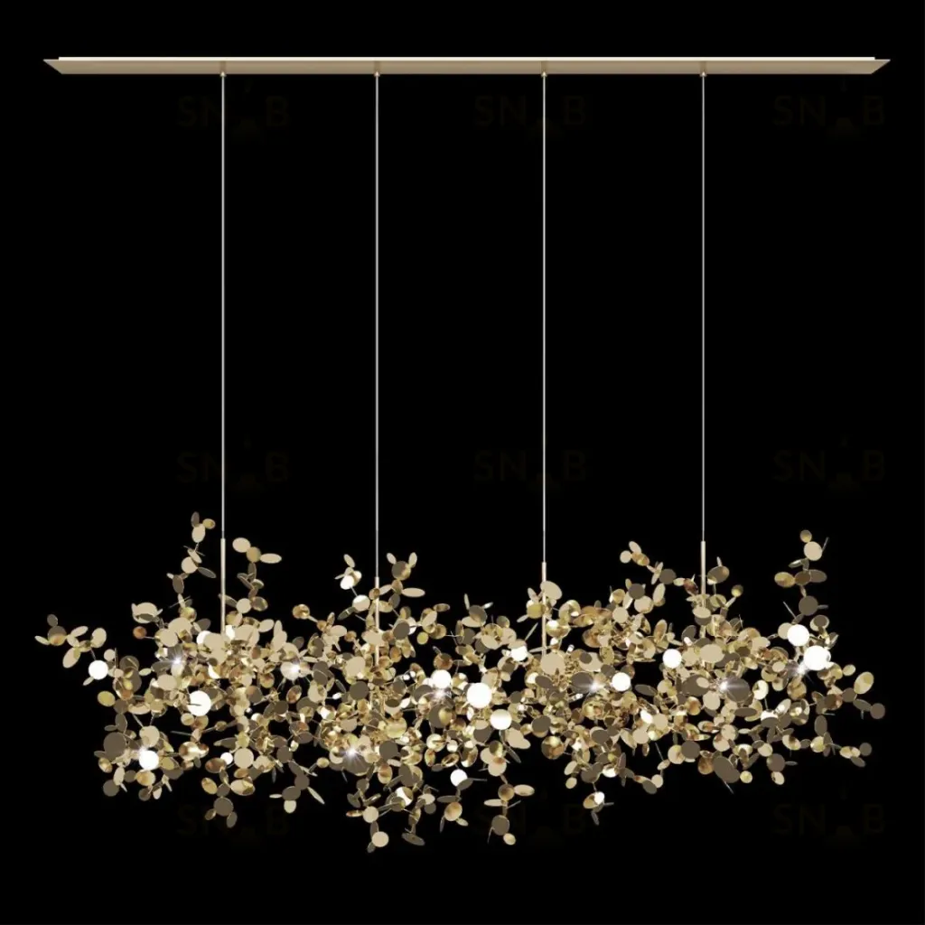 Подвесная люстра Loft IT Spark 10101/4 Gold 10101/4 Gold