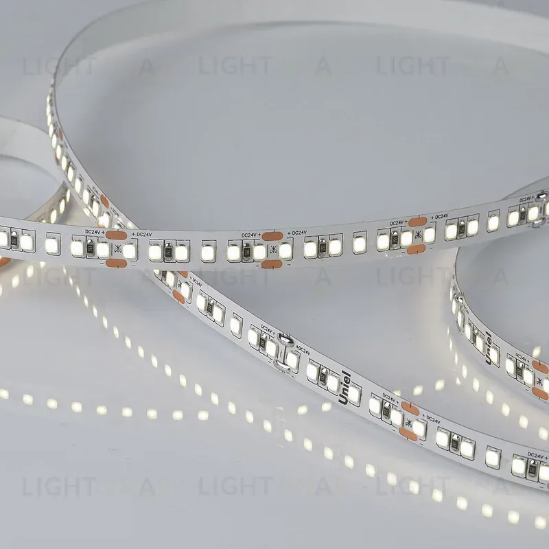 Светодиодная лента Uniel ULS-2835-168LED/m-10mm-IP20-DC24V-14W/m-5M-4000K катушка в герметичной упаковке ULS-2835-168LED/m-10mm-IP20-DC24V-14W/m-5M-4000K катушка в герметичной упаковке