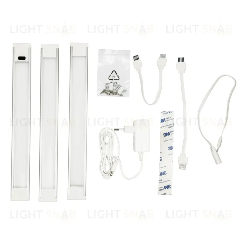 Мебельный светильник Uniel ULM-F44-3x3W/4500K/DIM SENSOR IP20 SILVER ULM-F44-3x3W/4500K/DIM SENSOR IP20 SILVER