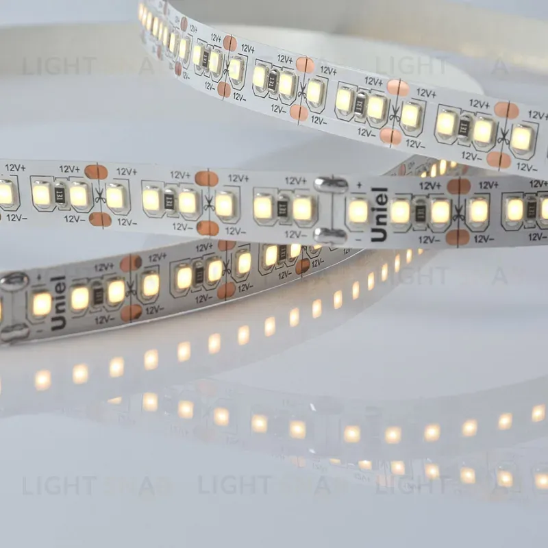 Светодиодная лента Uniel ULS-M16-2835-180LED/m-10mm-IP20-DC12V-17W/m-5M-3000K PROFI катушка в герметичной упаковке ULS-M16-2835-180LED/m-10mm-IP20-DC12V-17W/m-5M-3000K PROFI катушка в герметичной упаковке