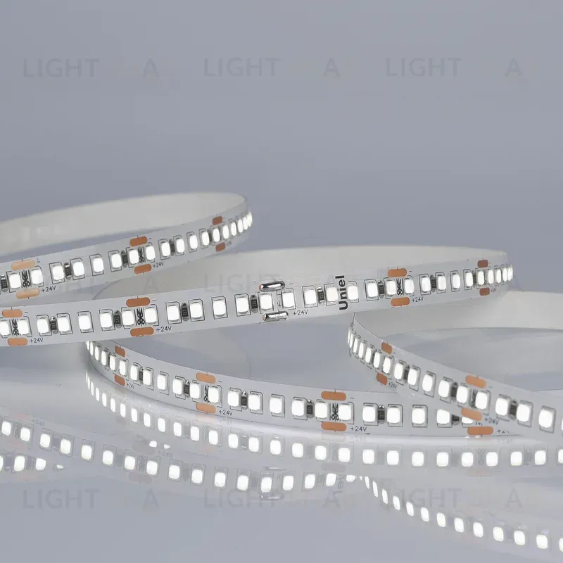 Светодиодная лента Uniel ULS-2835-180LED/m-10mm-IP20-DC24V-17W/m-5M-6500K катушка в герметичной упаковке ULS-2835-180LED/m-10mm-IP20-DC24V-17W/m-5M-6500K катушка в герметичной упаковке