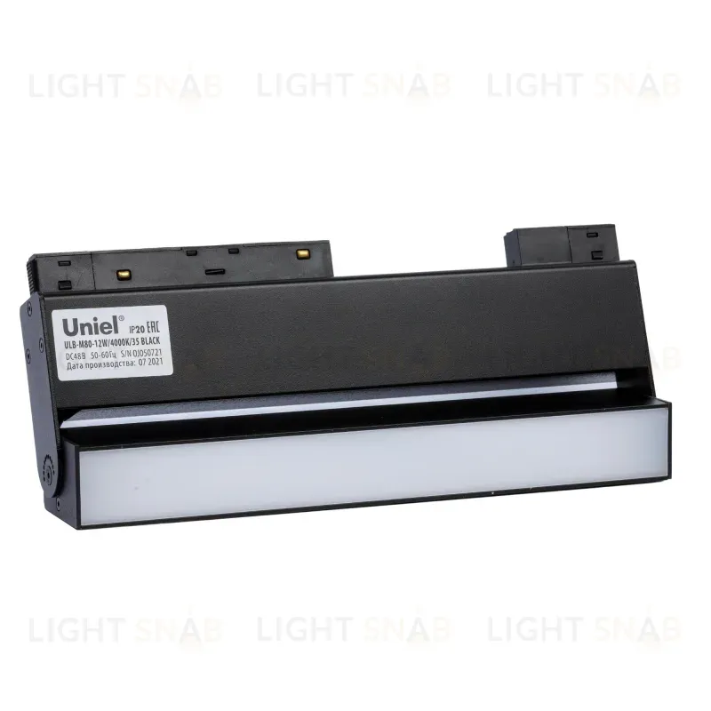 Трековый светильник Uniel ULB-M80-12W/4000K/35 BLACK ULB-M80-12W/4000K/35 BLACK