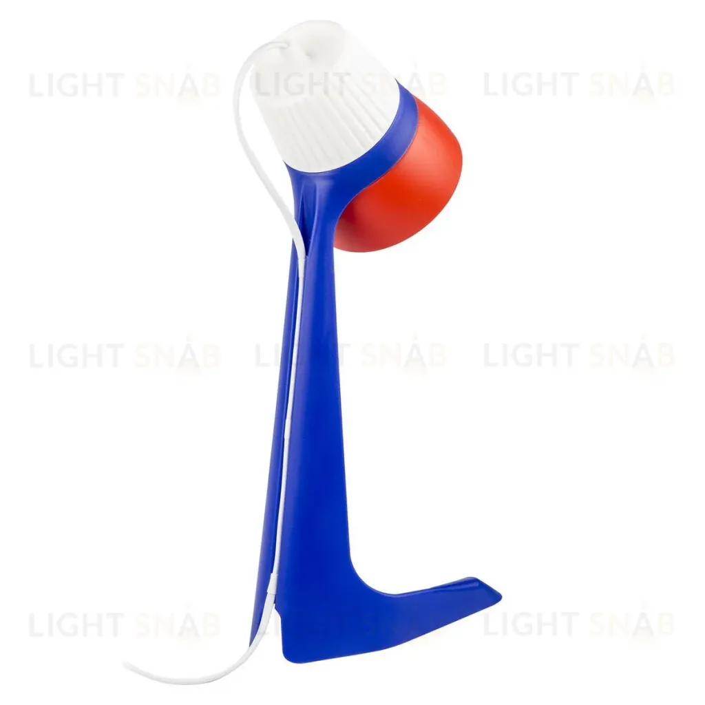 Настольная лампа Uniel ULO-K22 D/E14/A WHITE/BLUE/RED ULO-K22 D/E14/A WHITE/BLUE/RED