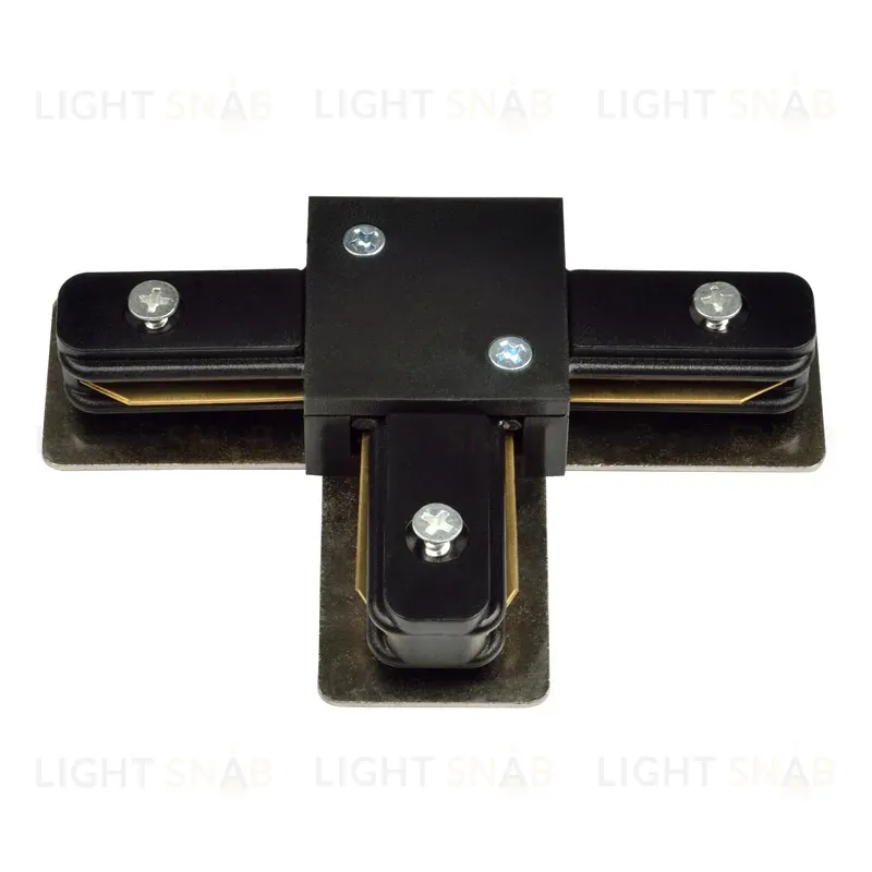 Коннектор Volpe UBX-Q121 K31 BLACK 1 POLYBAG UBX-Q121 K31 BLACK 1 POLYBAG Соединитель для шинопроводов Т-образный