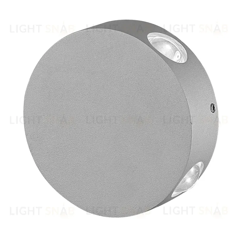 Уличный настенный светильник Uniel ULU-S42A-4x1W/4000K IP65 GREY UL-00009353 ULU-S42A-4x1W/4000K IP65 GREY