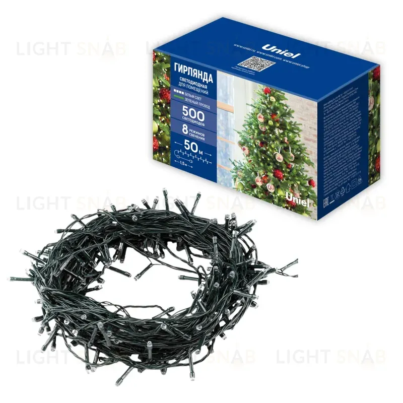 Гирлянда Uniel ULD-S5000-500/DGA WHITE IP20 ULD-S5000-500/DGA WHITE IP20