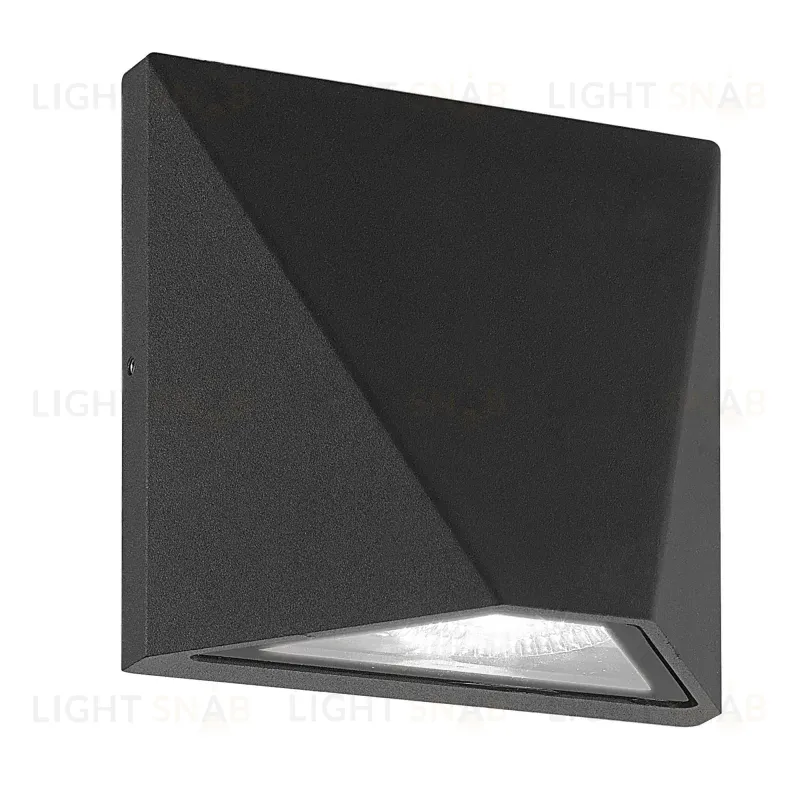 Уличный настенный светильник Uniel ULU-S50A-8W/4000K IP65 BLACK ULU-S50A-8W/4000K IP65 BLACK