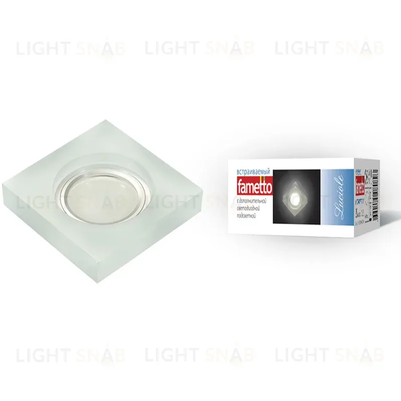 Встраиваемый светильник Fametto Luciole DLS-L111 GU5.3 CHROME/MATT CLEAR DLS-L111 GU5.3 CHROME/MATT CLEAR