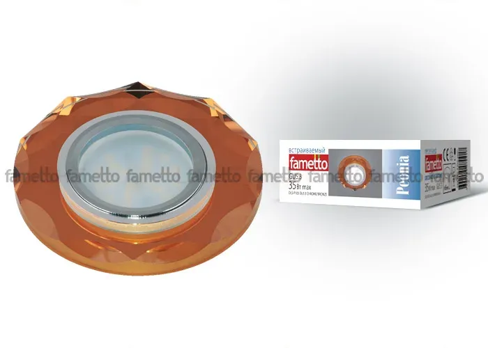 Встраиваемый светильник Fametto Peonia DLS-P105 GU5.3 CHROME/BRONZE DLS-P105 GU5.3 CHROME/BRONZE