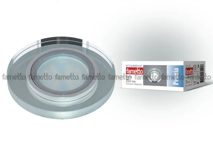 Встраиваемый светильник Fametto Peonia DLS-P106 GU5.3 CHROME/SILVER DLS-P106 GU5.3 CHROME/SILVER