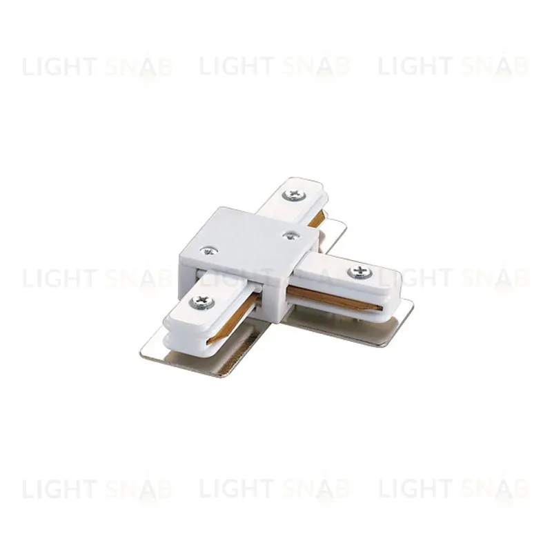 Коннектор Volpe UBX-Q121 K31 WHITE 1 POLYBAG Соединитель для шинопроводов Т-образный UBX-Q121 K31 WHITE 1 POLYBAG