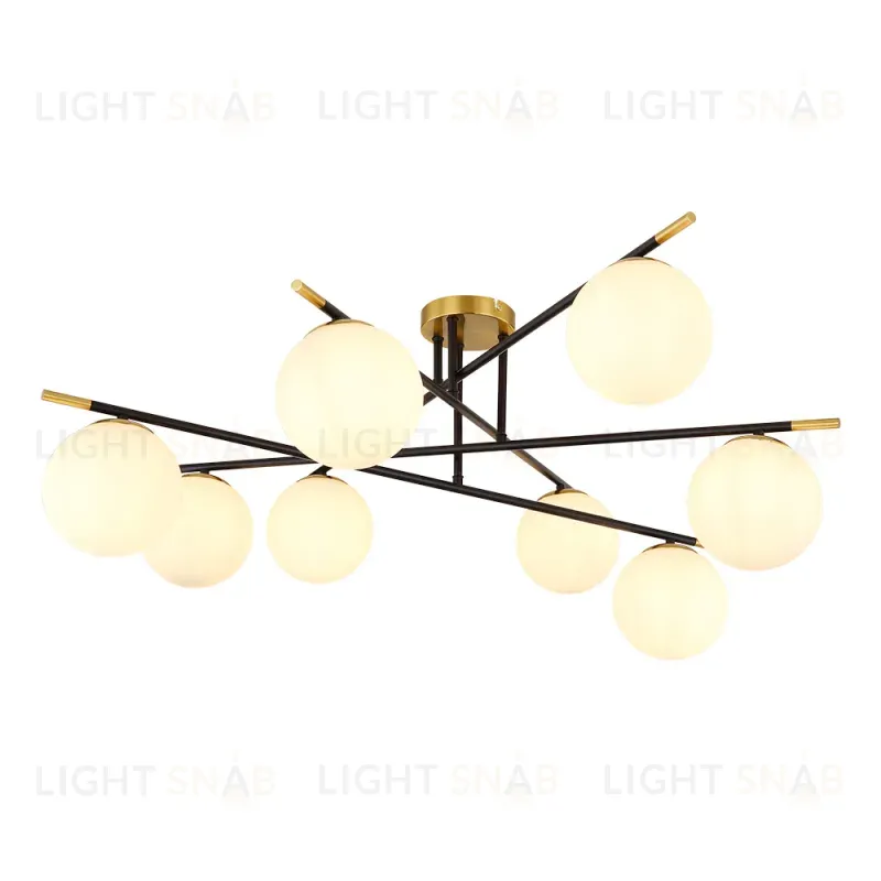Потолочная люстра Arte Lamp Alcor A2224PL-8BK A2224PL-8BK