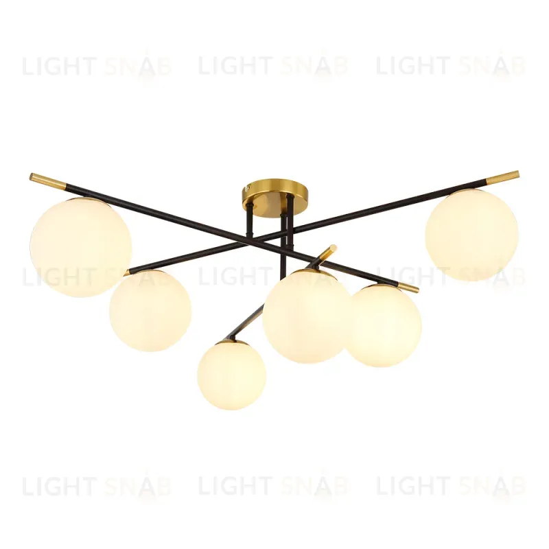 Потолочная люстра Arte Lamp Alcor A2224PL-6BK A2224PL-6BK