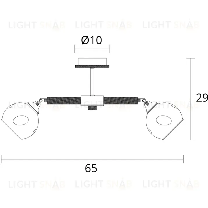 Люстра на штанге Arte Lamp Branson A4370PL-5BR A4370PL-5BR