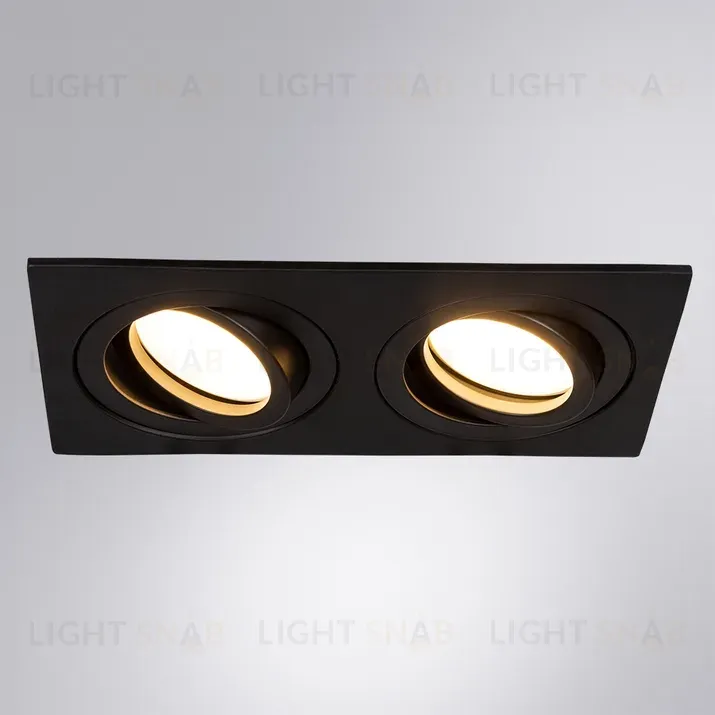 Встраиваемый светильник Arte Lamp Tarf A2168PL-2BK A2168PL-2BK