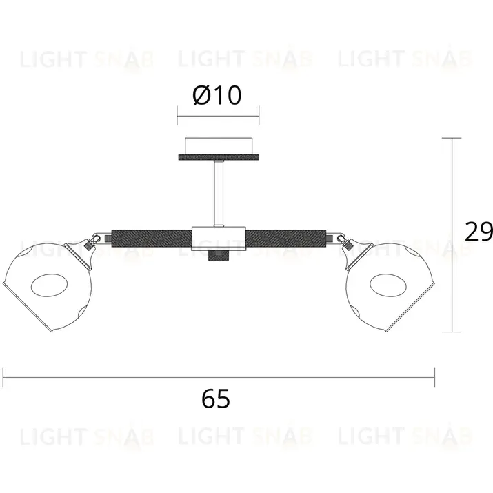 Люстра на штанге Arte Lamp Branson A4370PL-3BR A4370PL-3BR