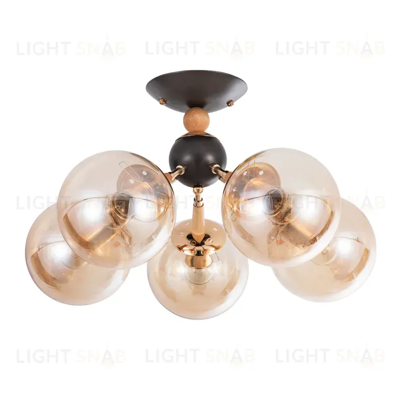 Потолочная люстра Arte Lamp Boston A4485PL-5BK A4485PL-5BK