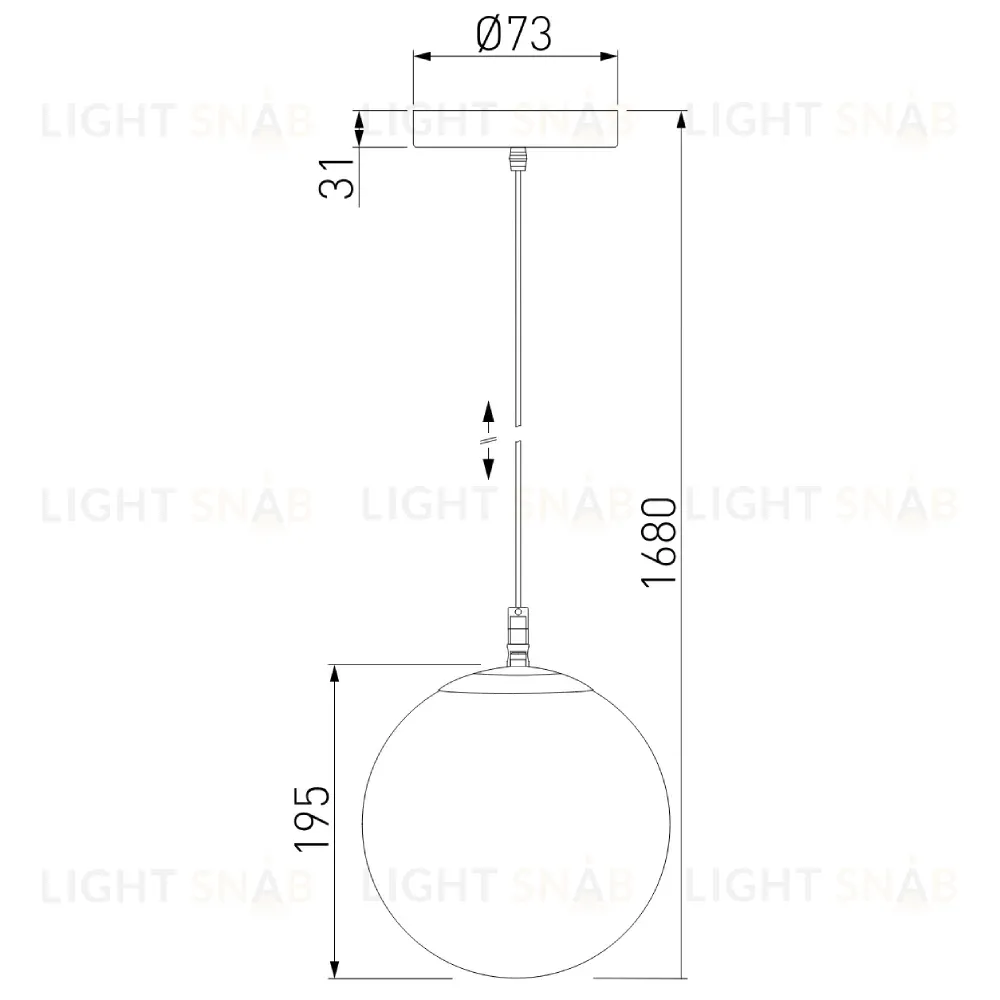 Уличный подвесной светильник Elektrostandard Sfera 4690389187896 a061035 4690389187896