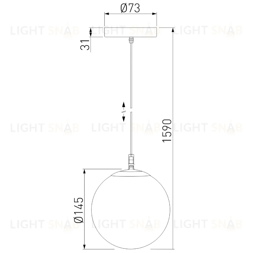 Уличный подвесной светильник Elektrostandard Sfera 4690389187902 a061032 4690389187902