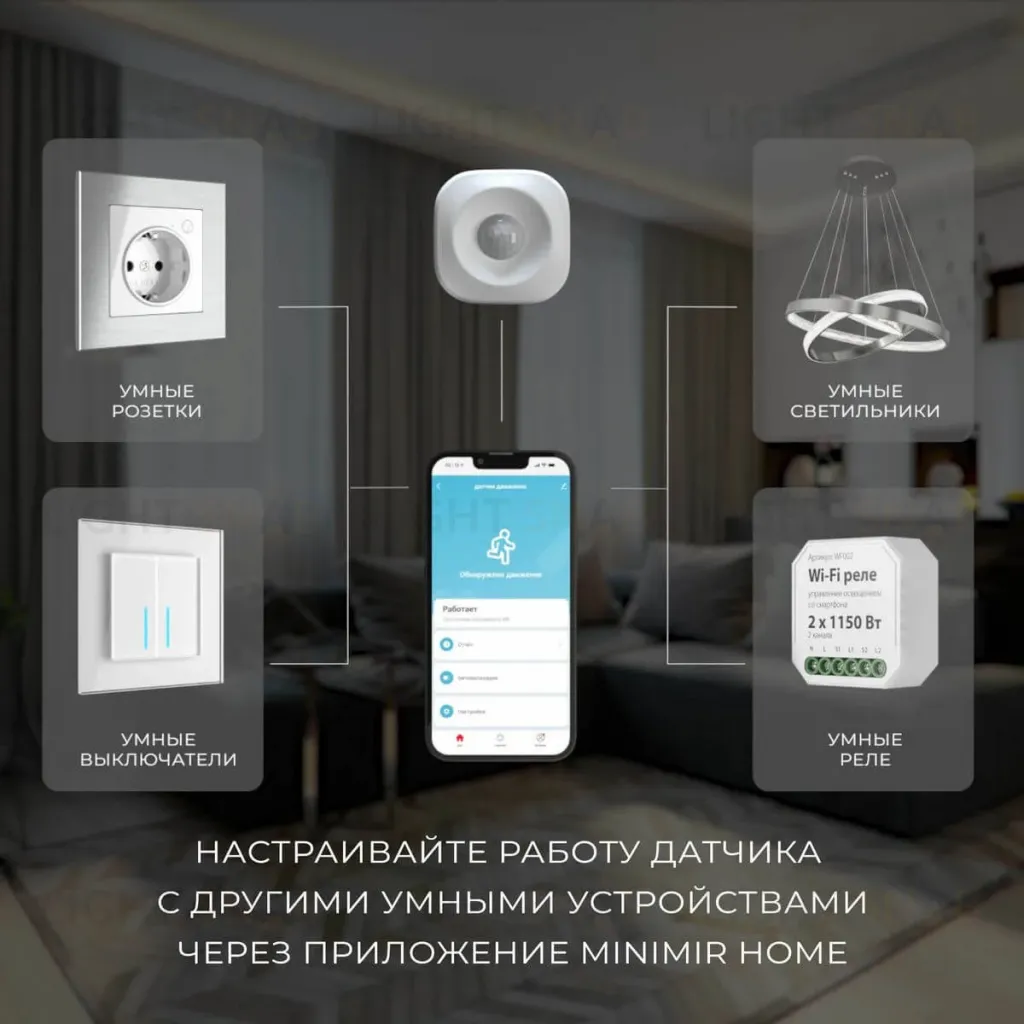Умный датчик движения Elektrostandard 4690389186783 a060312 4690389186783