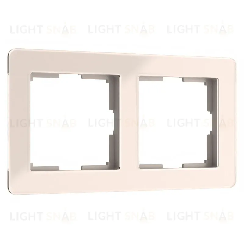 Рамка на 2 поста Werkel Acrylic айвори 4690389186288 W0022743 4690389186288