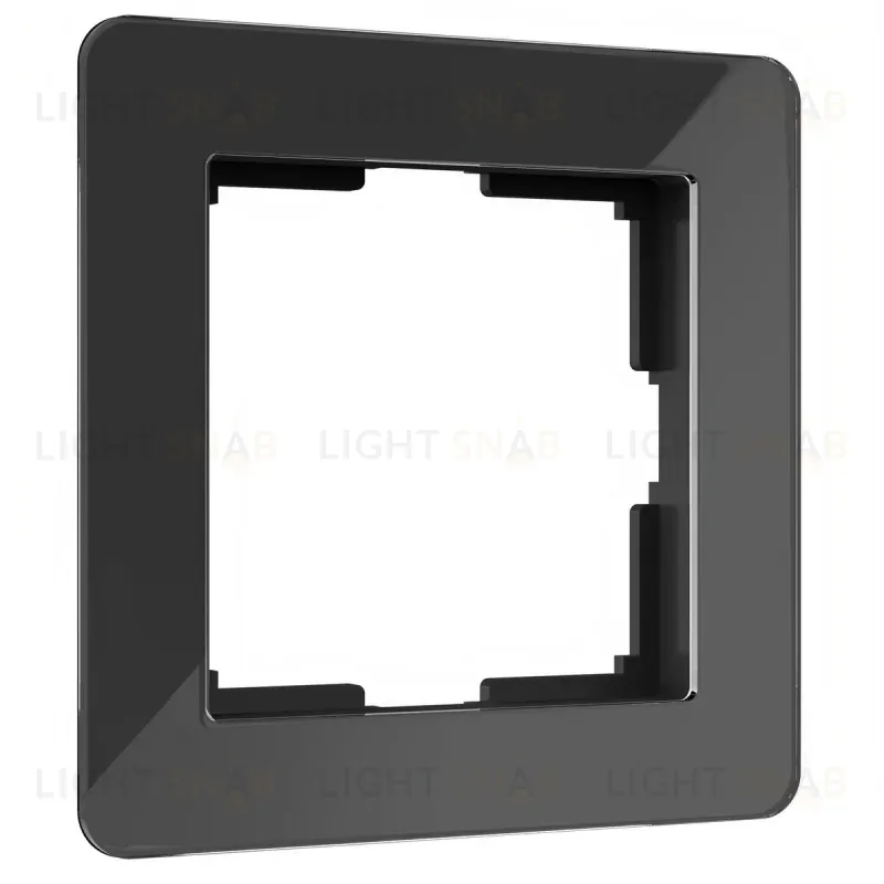 Рамка на 1 пост Werkel Acrylic черный 4690389184826 W0012708 4690389184826