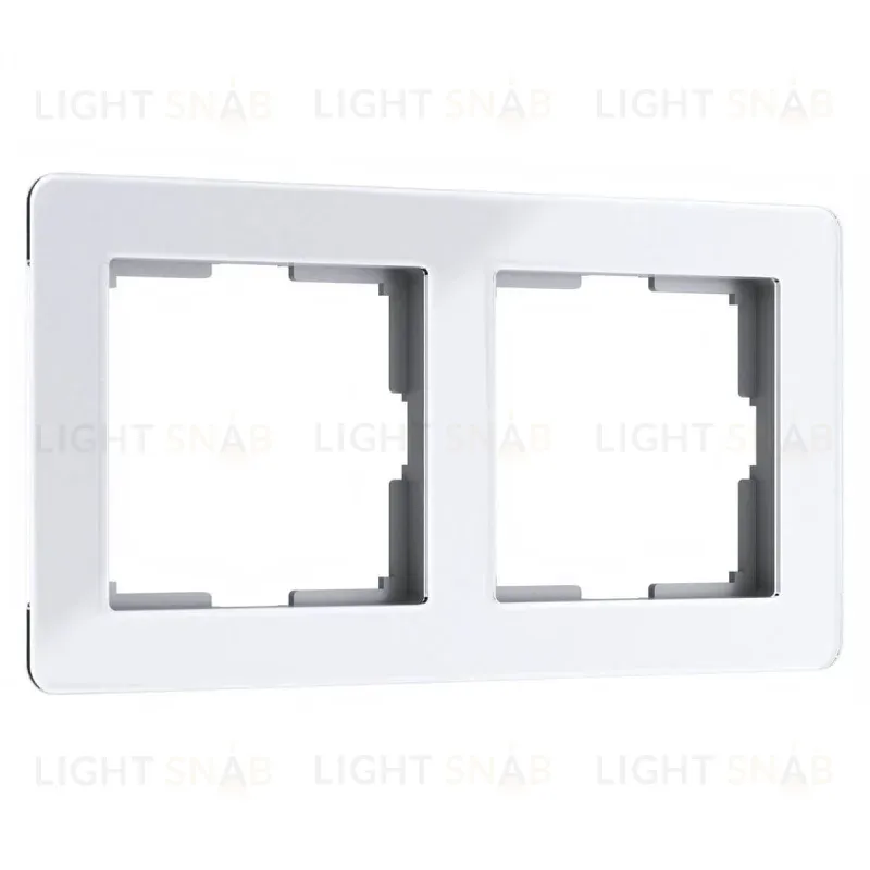 Рамка на 2 поста Werkel Acrylic белый 4690389184840 W0022701 4690389184840