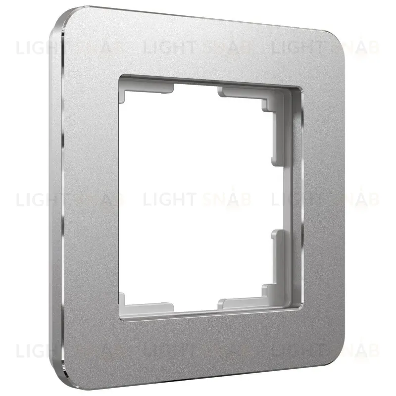 Рамка на 1 пост Werkel Platinum алюминий 4690389184413 W0012606 4690389184413