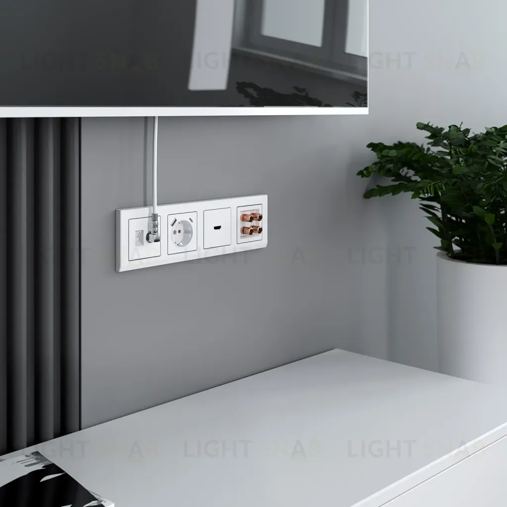 Розетка ТВ+Ethernet Werkel 4690389174414 W1181301 4690389174414