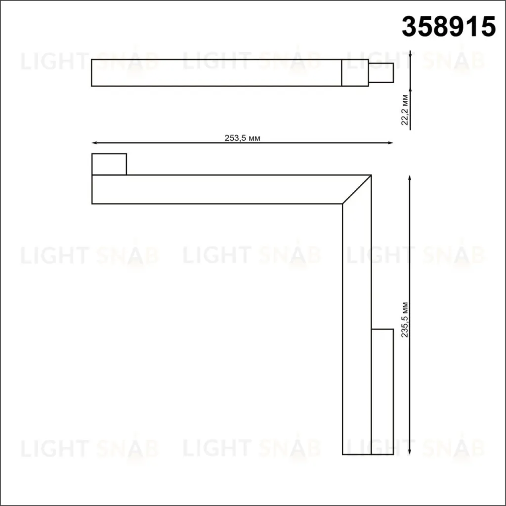 Трековый светильник Novotech Flum 358915 358915