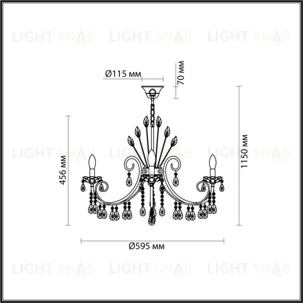 Подвесная люстра Odeon Light Versia 4977/6 4977/6