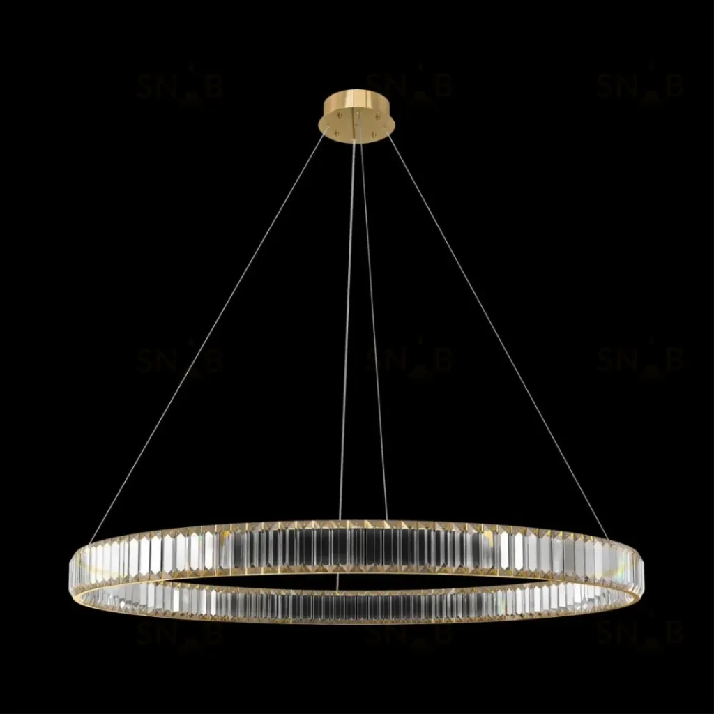 Подвесная люстра Loft IT Crystal ring 10135/1000 Gold 10135/1000 Gold