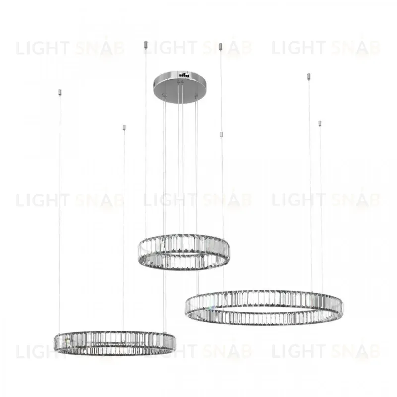 Подвесная люстра Loft IT Crystal ring 10135/3 Chrome 10135/3 Chrome