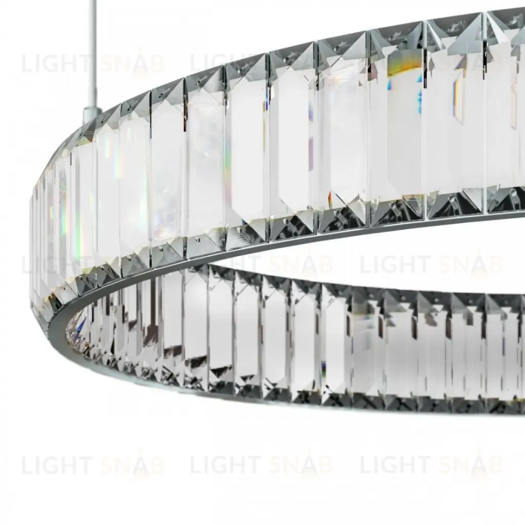 Подвесная люстра Loft IT Crystal ring 10135/3 Chrome 10135/3 Chrome