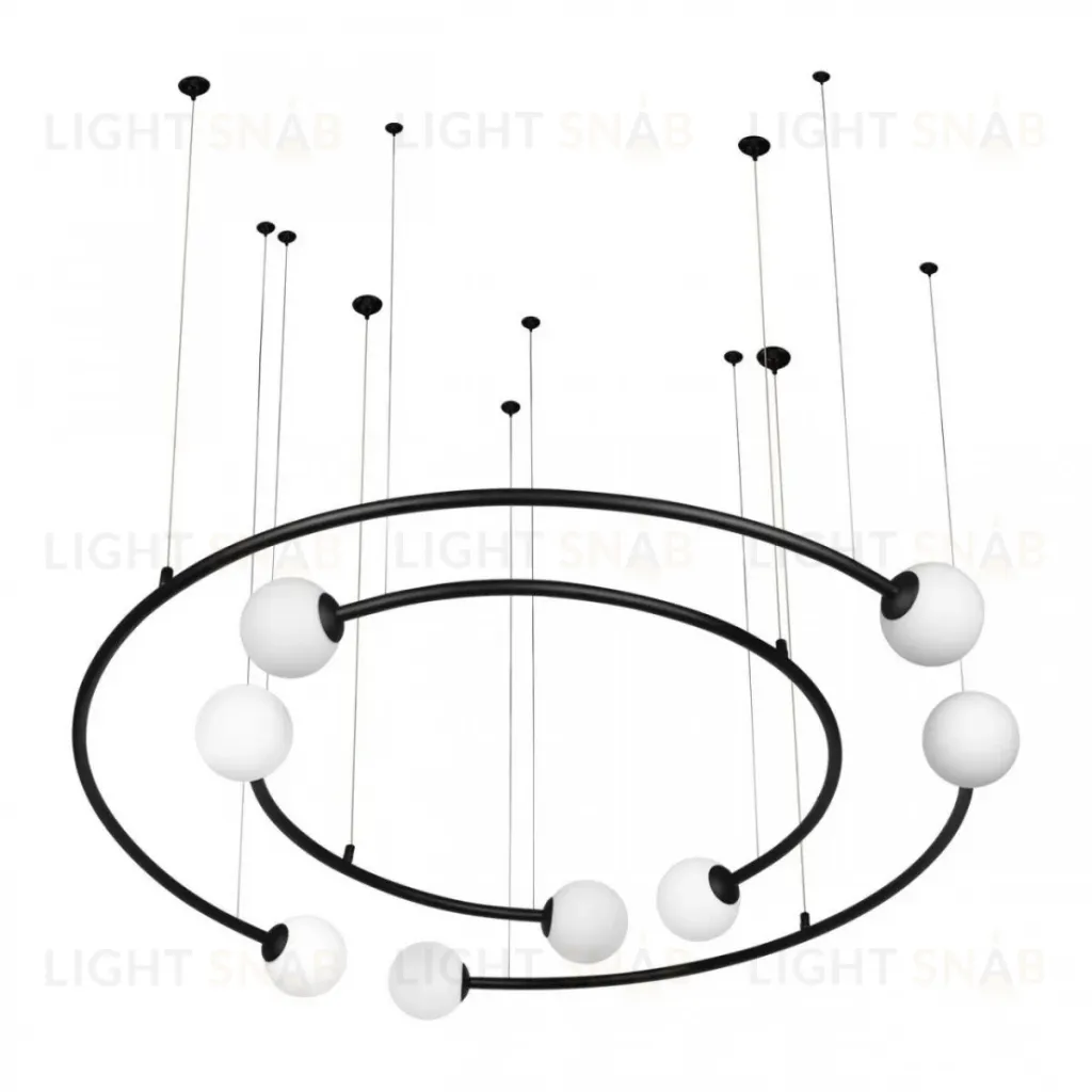 Подвесная люстра Loft IT Infinite 10155/1100 Black 10155/1100 Black
