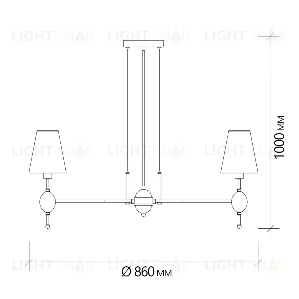 Подвесная люстра Escada Elegy 2106/8S 2106/8S