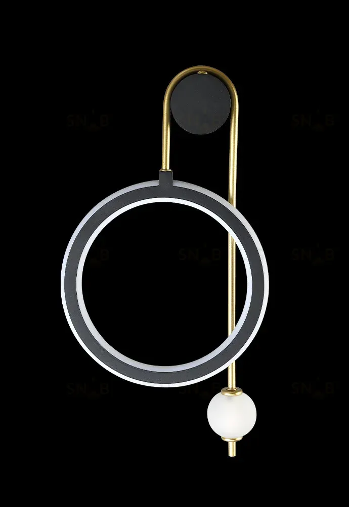 Бра Crystal lux CORIDA AP25W LED BLACK/GOLD CORIDA AP25W LED BLACK/GOLD