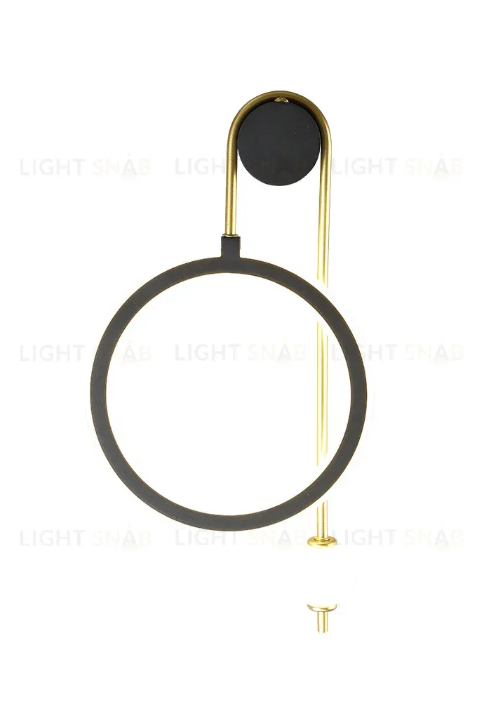 Бра Crystal lux CORIDA AP25W LED BLACK/GOLD CORIDA AP25W LED BLACK/GOLD