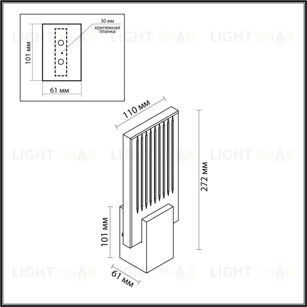 Настенный светильник Odeon Light Ricci 4363/5WL 4363/5WL