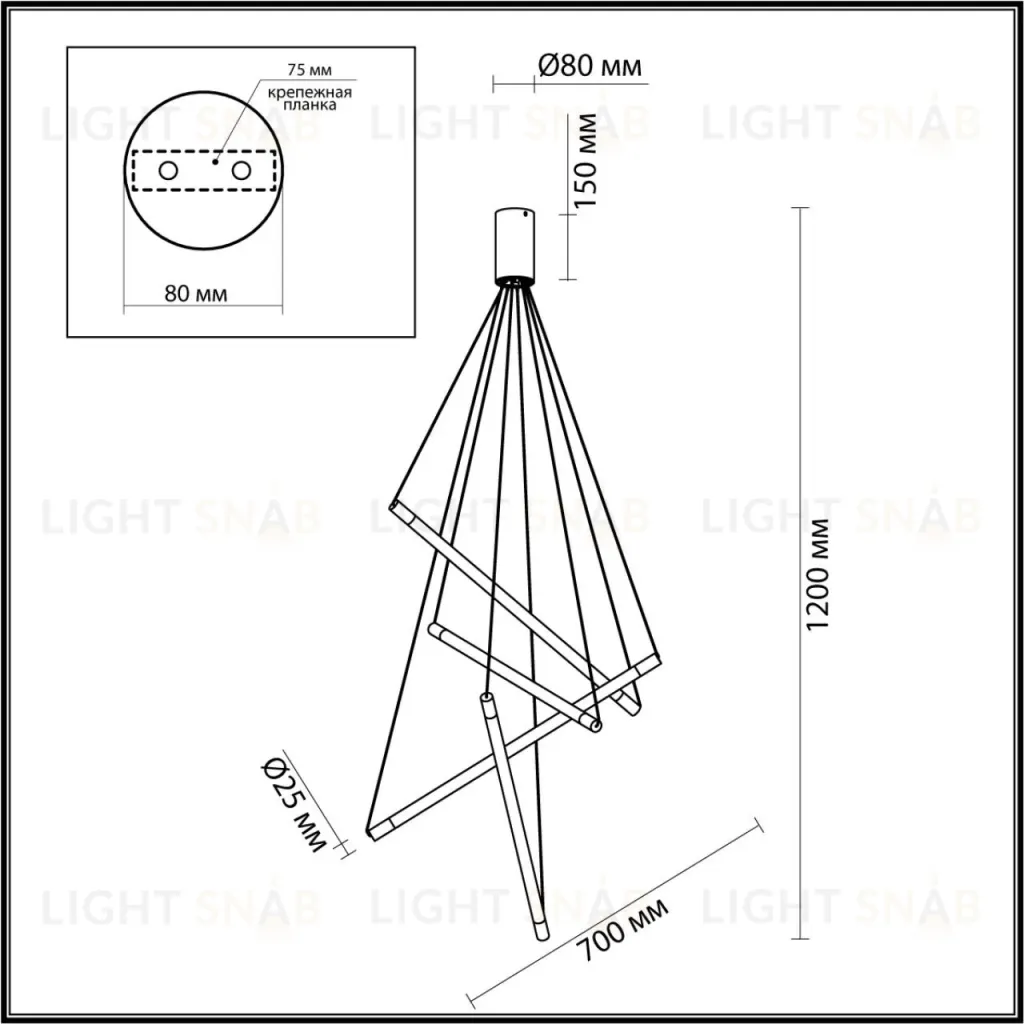 Подвесная люстра Odeon Light Sparky 4369/40L 4369/40L