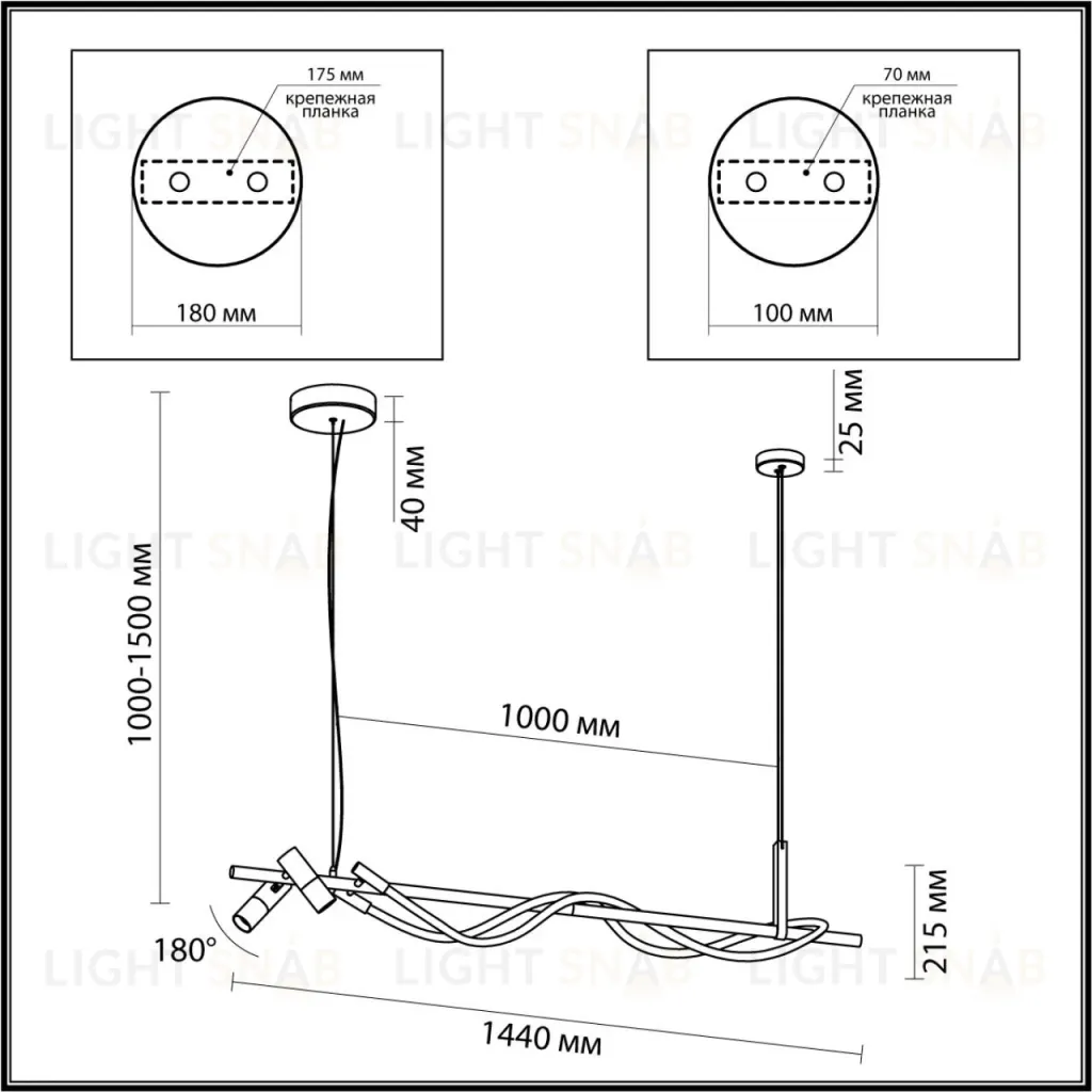 Подвесная люстра Odeon Light Corda 4397/30L 4397/30L