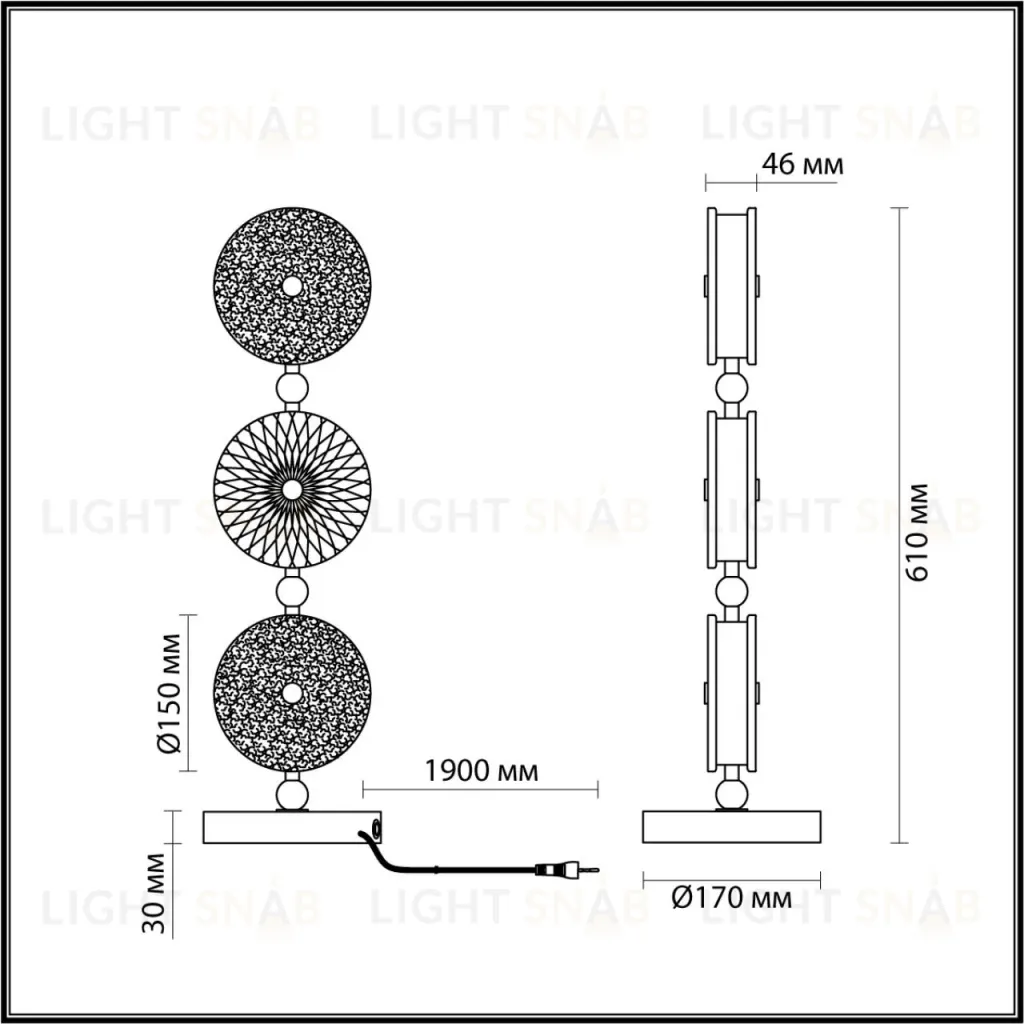 Настольная лампа Odeon Light Caramella 5412/13TL 5412/13TL