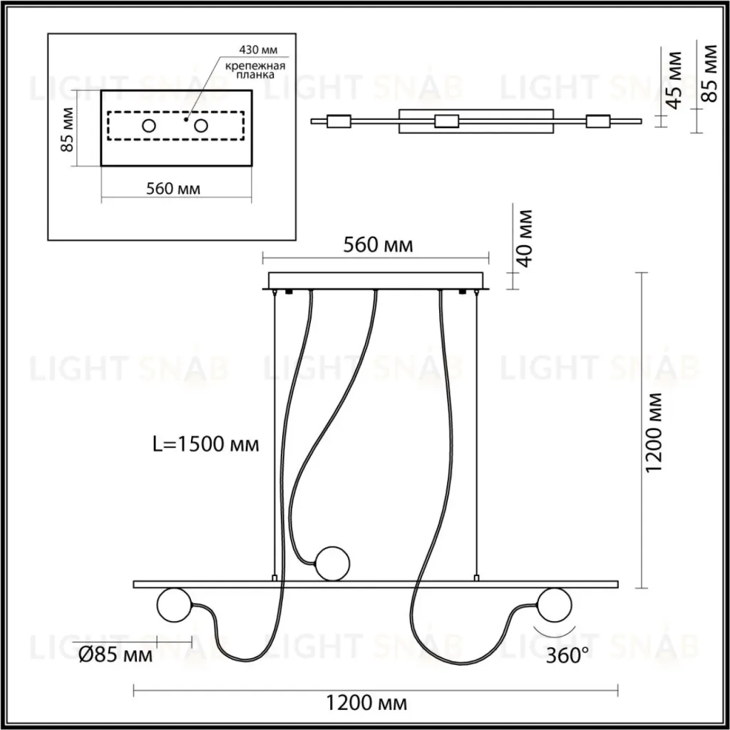 Подвесная люстра Odeon Light Nera 6600/21L 6600/21L